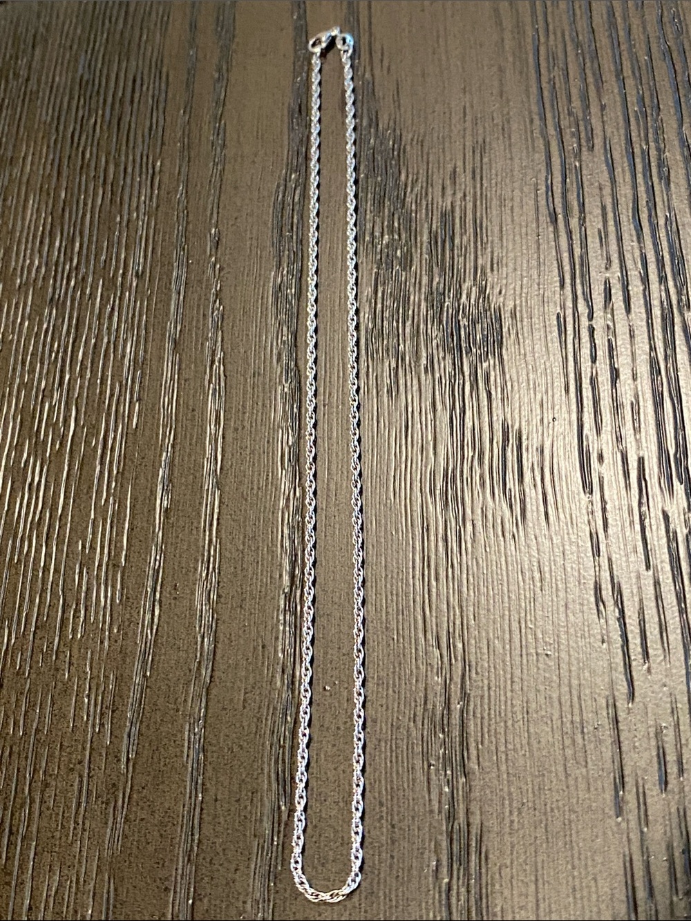 JAMES AVERY Medium Rope Chain 16in Sterling Silver